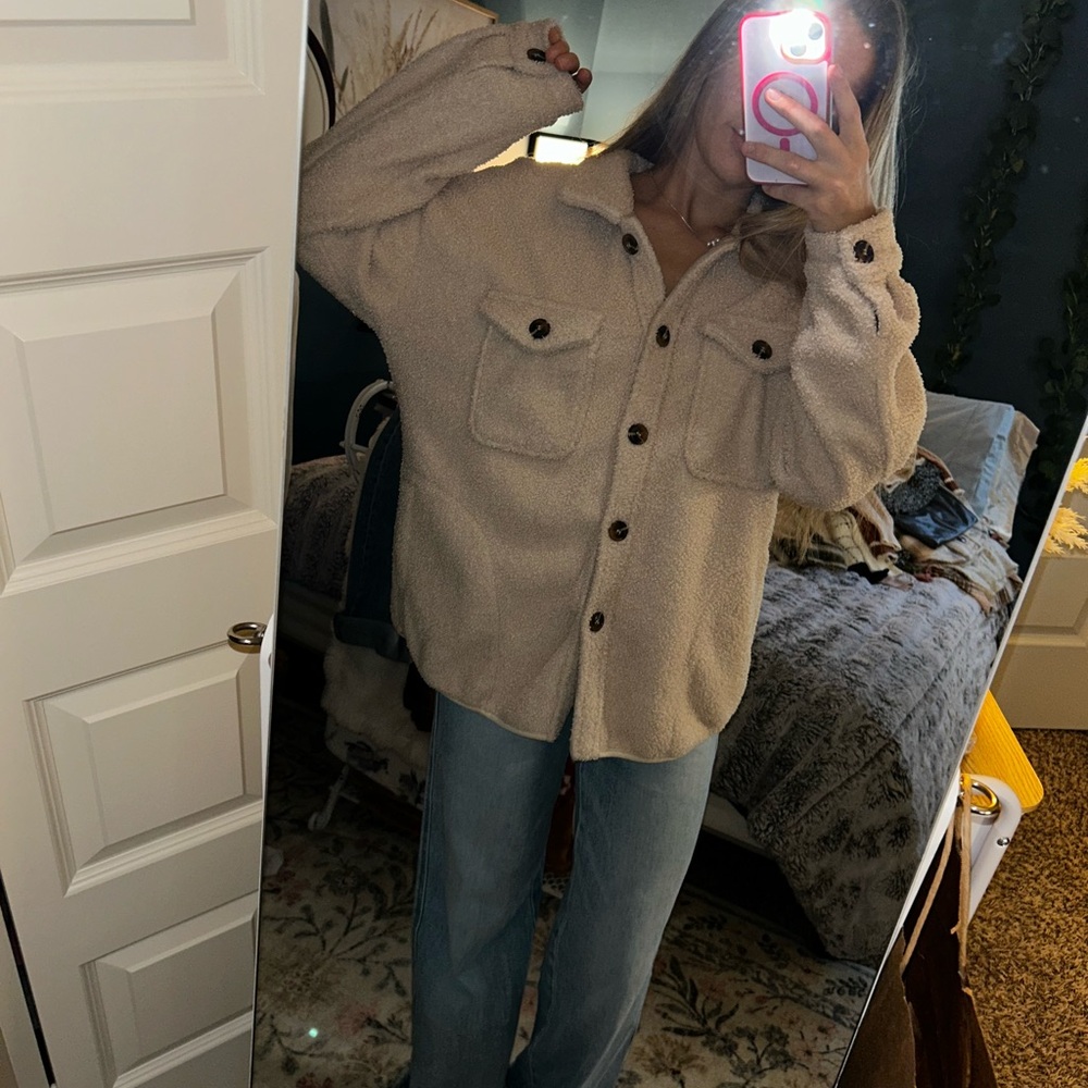 Cozy Cream Sherpa Jacket